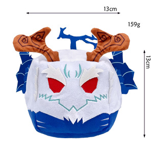 Allogogo Vente en gros Jouets en peluche amusants Fruit Blox Super Soft Plush Cartoon Leopard Box Peripheral Blox Fruits Cute Plushies Dolls - Product Image 3