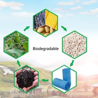 Sacs gilet biodégradables écologiques personnalisés, sacs de courses compostables en forme de T pour supermarchés, épiceries et vente au détail, durables, vente en gros