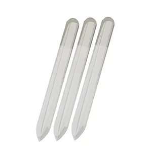 Crystal glass nail file LOGO family available home polishing nail tools