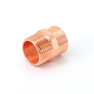 Chất lượng cao 1/4 "Nam NPT đồng đường ống dẫn nước điều hòa không khí đồng Hàn Phụ Kiện đường ống giảm tốc khớp nối - Product Image 2