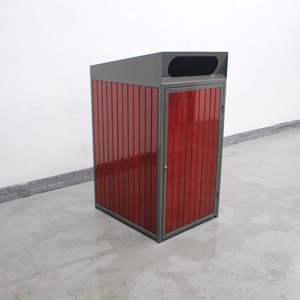 Gavin Custom Made 240L Metal and Solid Timber Large Garbage Can Enclosure Wooden <strong>Wheelie</strong> <strong>Bin</strong> Surround - Product Image 1