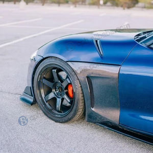 Aile avant de voiture noire personnalisée en fibre de carbone véritable pour Toyota GR <span class=keywords><strong>Supra</strong></span> <span class=keywords><strong>MK5</strong></span> A90 A91 Kit de carrosserie de mise à niveau - Product Image 4