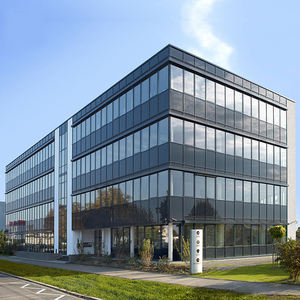 Yüksek kaliteli düz ve kavisli yapısal cephe yalıtımlı cam perde duvar fiyatı - Product Image 2