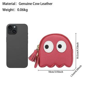 AndoBag Cute <b>Small</b> Coin <b>Purses</b> for <b>Women</b> Genuine Cow Leather Casual Change Pouch Keychain Mini Wallet Purse1515 - Product Image 2