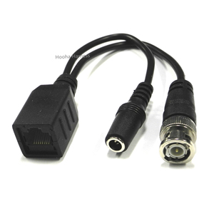 CCTV Phụ Kiện Giá thấp <span class=keywords><strong>BNC</strong></span> để <span class=keywords><strong>RJ45</strong></span> chuyển đổi coaxal <span class=keywords><strong>BNC</strong></span> để <span class=keywords><strong>RJ45</strong></span> điện ứng dụng Video - Product Image 1