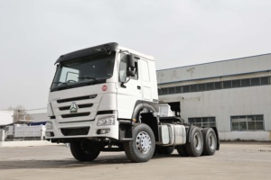 Chasis de Camión Pesado Howo Blanco 6x4, Unidad Tractora de Plataforma Plana con 1 Año de Garantía para Transporte de Maquinaria de Construcción - Product Image 5