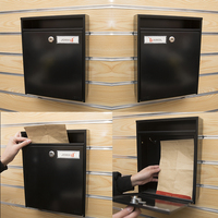 Boîtes aux lettres murales en acier galvanisé personnalisées pour l'extérieur, nouvelle arrivée, avec clés pour utilisation postale