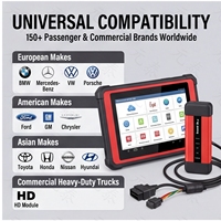 2026 X431 PAD V PAD5 Elite Dengan Smart Box OBD2 Pemrograman ECU Pemindai Diagnostik Mobil