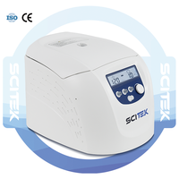 SCITEK Gel Card Centrifuge Motor sin escobillas 4000RPM Velocidad máxima 1480xg RCF 12/24 Tarjetas Capacidad Micro Computer Control Digital