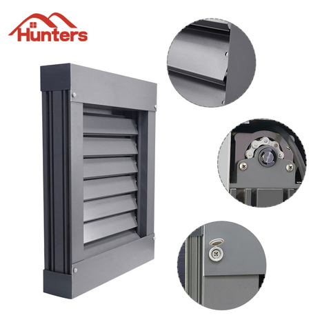 Motorized Aluminum Roof Louver Panels for Building Facades