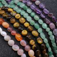 Pierre de cristal écologique Agate de forme irrégulière perles amorphes en vrac semi-finies cristal naturel bijoux à bricoler soi-même