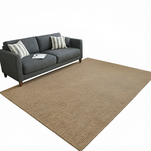 Tapis moderne tressé en flanelle douce à poils ras pour salon et chambre à coucher - Product Image 3