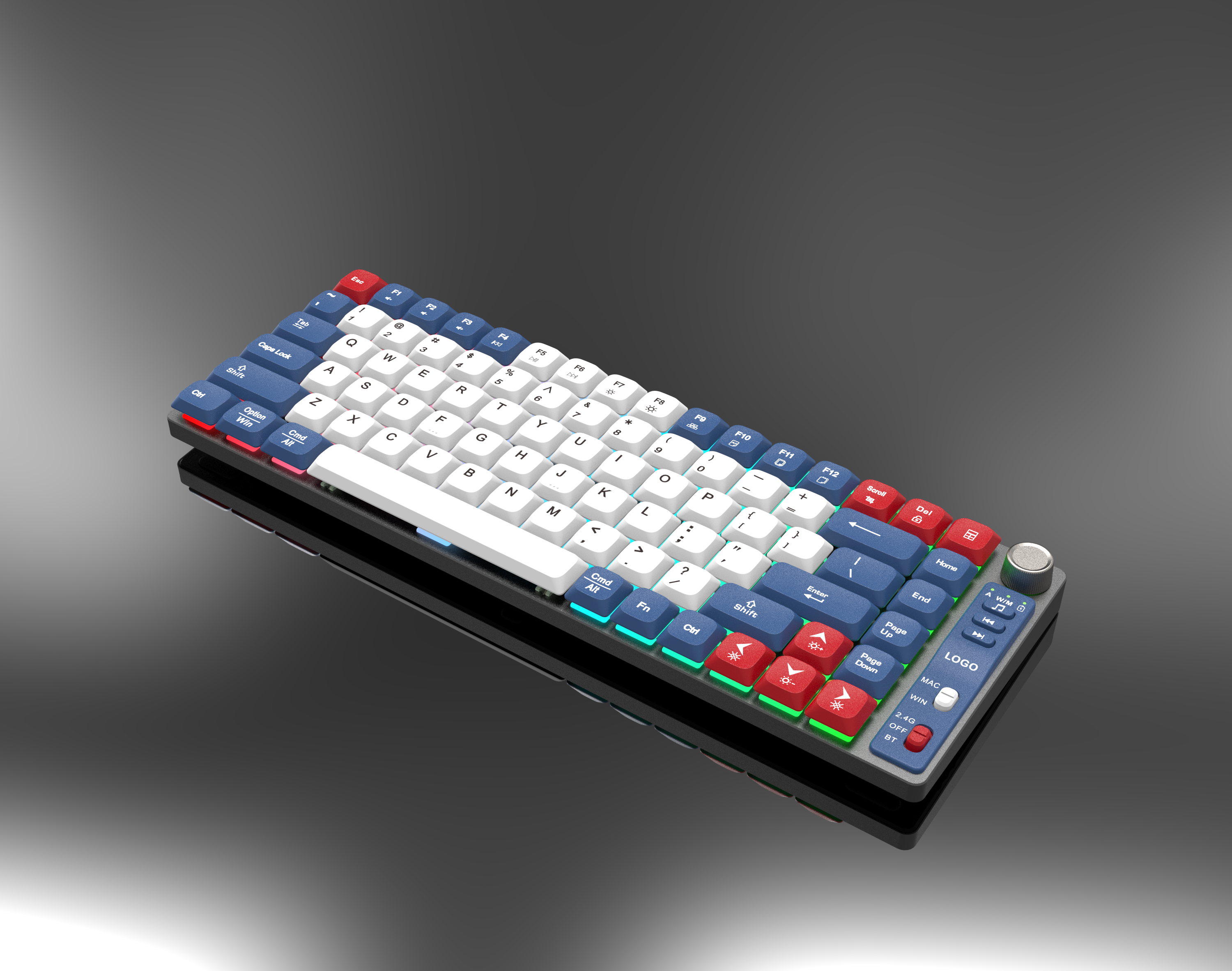 Blue+White+red