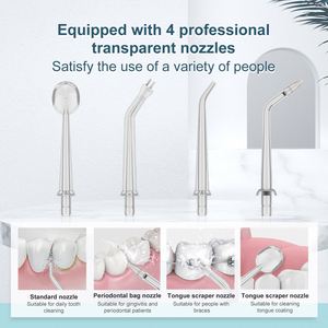 TAHATH Irrigateur buccal sans fil rechargeable pour soins orthodontiques à domicile, IPX6, portable, pour les voyages - Product Image 2