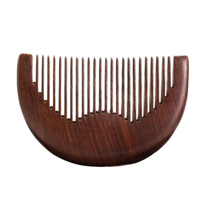 Peigne pour bébé en bois de santal doré, outil de soin des cheveux Mini Portable pour usage domestique, style chinois, 85x55x12mm - Product Image 5