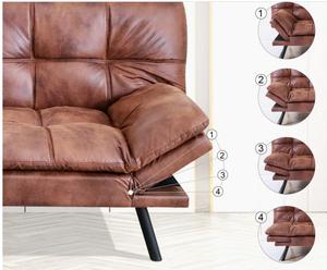 Thiết Kế Bọc Chuyển Đổi Đôi Ngủ Giá Rẻ Ngủ Không Có Tối Thiểu Đồ Nội Thất Phòng Khách Gấp Đôi <span class=keywords><strong>Sofa</strong></span> Giường Cho Nhà - Product Image 4