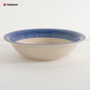 Service de table moderne de luxe en grès écologique de 32 pièces, design élégant peint à la main, comprend des assiettes à dessert - Product Image 4