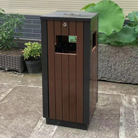 Grande poubelle d'assainissement extérieure en acier inoxydable Pédale Nouveau seau en métal Design pour City Park School District Peel Dustbin