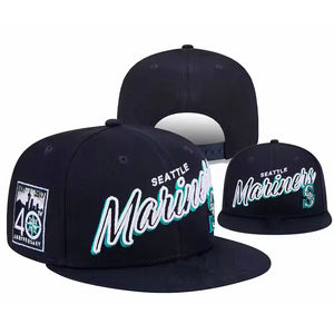 Wholesale Custom Logo 100% Polyester Baseball <b>Caps</b> Trendy <b>Flat</b> Brim Plain Snapback <b>Cap</b> for <b>Men</b> & Women - Product Image 2