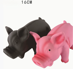 Milieuvriendelijk Huisdier Latex Speelgoed Groot Oor Varken Met Rare Oproep Beet Speelgoed Voor Honden - Product Image 1