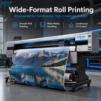 Nueva Impresora de Pancartas Publicitarias para Exteriores, Automática, de 4 Colores CMYK, con Tinta UV de 3200 mm para PP y Película Ligera