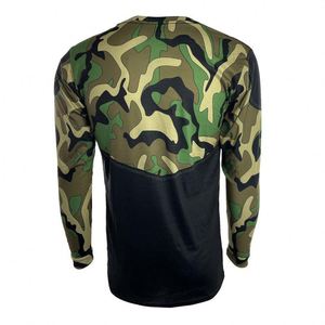 Camisas de pesca personalizadas de manga larga de poliéster UV de rendimiento de pesca de secado rápido transpirable sublimado para hombres - Product Image 2