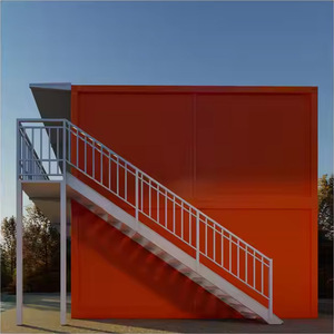 Casas Prefabricadas de Dos Pisos, Contenedorizadas, de Ensamblaje Rápido, Estructura de Acero con Panel Sándwich, Construcción <span class=keywords><strong>Modular</strong></span> Móvil - Product Image 4