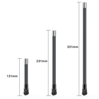 Adaptateur 1/4 femelle vers GoPro, perche d'extension en fibre de carbone, support léger pour selfie stick, pour caméra d'action Insta360 DJI Osmo 360