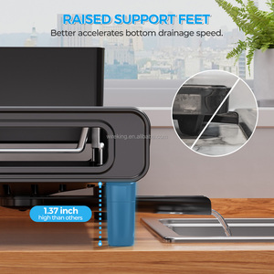 Escurridor de Platos para <span class=keywords><strong>Autocaravana</strong></span> WIREKING, Pequeño, de Acero Inoxidable, Antioxidante, Organizador de Cocina, Almacenamiento Sobre el Fregadero, Escurridor de Platos - Product Image 3