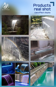 Haute qualité <span class=keywords><strong>pas</strong></span> <span class=keywords><strong>cher</strong></span> prix dauphin jardin cascades flotteur et fontaines accessoires de <span class=keywords><strong>piscine</strong></span> en acier inoxydable - Product Image 6