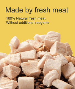 Cubos de Pollo Orgánicos Liofilizados al por Mayor, Alto Contenido de Carne, Bajo en Calorías, Golosinas <span class=keywords><strong>para</strong></span> Perros y <span class=keywords><strong>Gatos</strong></span> - Product Image 3