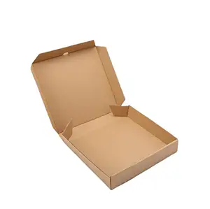 Farklı boyutta 7inch12inch satılık tasarım katlanmış Pizza paketlenmiş kağit kutu konteyner