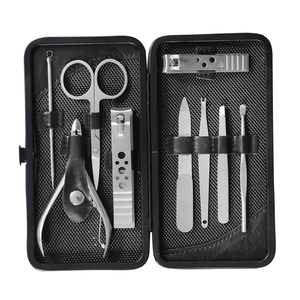 Nouveauté : Kit de manucure professionnel en acier inoxydable, logo personnalisé, outils pour ongles, ensemble de 12 pièces, en promotion. - Product Image 2