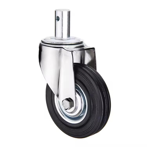 <span class=keywords><strong>2026</strong></span> Hochwertige Geräuscharme Gummi-Mittelbelastungs-Lenkrollen für Maschinen mit Bremse - Product Image 5