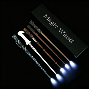 New Design <strong>Harry</strong> Party LED <strong>Magic</strong> <strong>Wand</strong> Durable Resin Plastic Halloween Gift and Children's <strong>Magic</strong> Prop Visual Props - Product Image 3