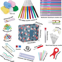 Kit de couture portable pour la maison, boîte en plastique, aiguilles, fils, ciseaux, accessoires de couture de voyage, kit d'artisanat parent-enfant