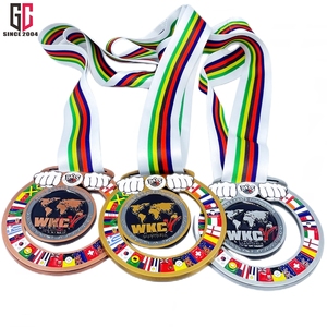 15 jaar fabriekservaring in het maken van op maat gemaakte marathonmedailles van metaal met lint en ketting - Product Image 2