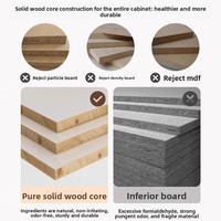 Étagère d'angle sans dossier en bois massif style cabane pour bureau et rangement à domicile - Design compact et simple
