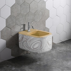 Asiento de Bidé de Cerámica para Inodoro, Bidé Moderno de Porcelana para Mujer, Bidé de Pared, Directo de Fábrica - Product Image 3