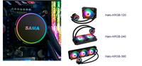 SAMA rvb ordinateur cuivre radiateur dissipation thermique pc am4 gpu aio cpu refroidisseur refroidissement par eau