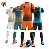 Tenue de football pour adultes à prix réduit, kit de football personnalisé avec logo, faible MOQ pour les matchs et l'entraînement des équipes de club