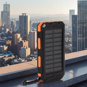 Batterie externe portable 20000 mAh double USB avec lampe LED intégrée, boussole et chargeur solaire rapide universel pour smartphone – Offre spéciale - Product Image 6