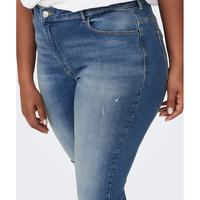 Pantalon en jean droit taille mi-haute pour femme, coupe élégante, couleur foncée, écologique, respirant, coupe-vent, streetwear, mignon, décontracté, hip-hop