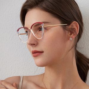 Gafas de Sol de Moda con Logotipo Personalizado, Gafas de Sol de Ojo de Gato para Mujer, Monturas de Aleación Fotocromáticas, Gafas Fotocromáticas Anti Luz Azul para Mujer - Product Image 6