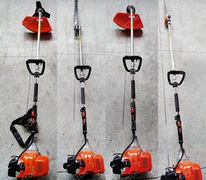 <b>Garden</b> <b>Tools</b> 4 in 1 Multi-function Gasoline Brush Cutter with Hedge Trimmer Pole Saw Grass Trimmer Accessories - Product Image 6