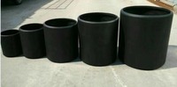 Planteur de ciment en béton, grand pot de fleurs, moules en fibre de verre pour l'extérieur, décoration de maison, de jardin