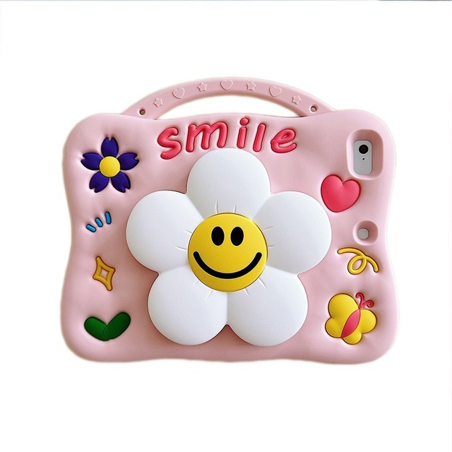 Sunflower iPad 10th/11th-Gen Tablet Protective Case 10.9-inch with Invisible Stand for Air 4/5/6/7 Silicone Material