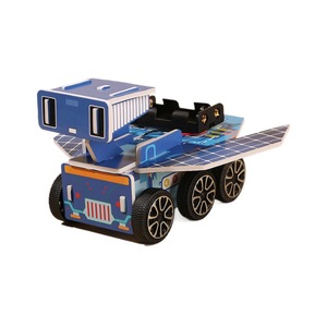 Kit de robot en bois DIY pour enfants, <span class=keywords><strong>expérience</strong></span> <span class=keywords><strong>scientifique</strong></span>, outil pédagogique STEAM, jouet technologique alimenté par énergie solaire, carte KT - Product Image 5