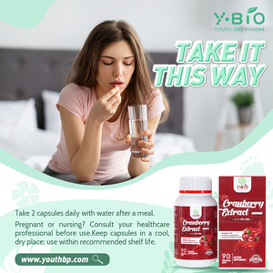 Capsule di Estratto di Mirtillo Rosso Antiossidante per il Supporto Immunitario e il Benessere Femminile per Giovani e Adulti - 2 Capsule - Product Image 6