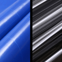 Bâche en toile enduite de PVC tissée, imperméable et anti-taches, pour la protection de gros équipements et de machines